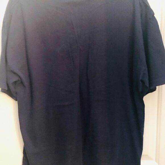 Men’s navy blue t shirt. Graphics - Picture 4 of 5